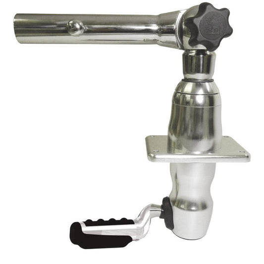 Taco Marine Grand Slam 2801 Mount with 30° Offset Handle for 1-1/2" Outrigger - Single GS-2801