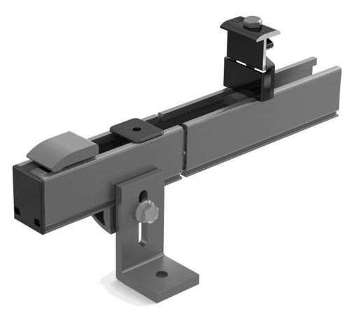 Tamarack Solar 90514 Flush Mount Kits 2.3 Black Rail 93-inch | Fits 4 Solar Panels | Made in the USA