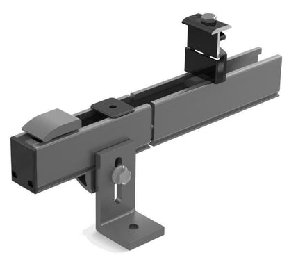 Tamarack Solar 90514 Flush Mount Kits 2.3 Black Rail 93-inch | Fits 4 Solar Panels | Made in the USA