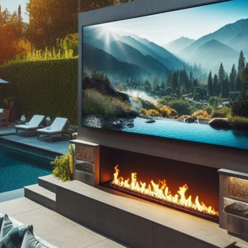 Titan Outdoor TV S-300 QLED 4K Smart TV – Full Sun Rated