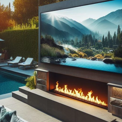Titan Outdoor TV S-300 QLED 4K Smart TV – Full Sun Rated