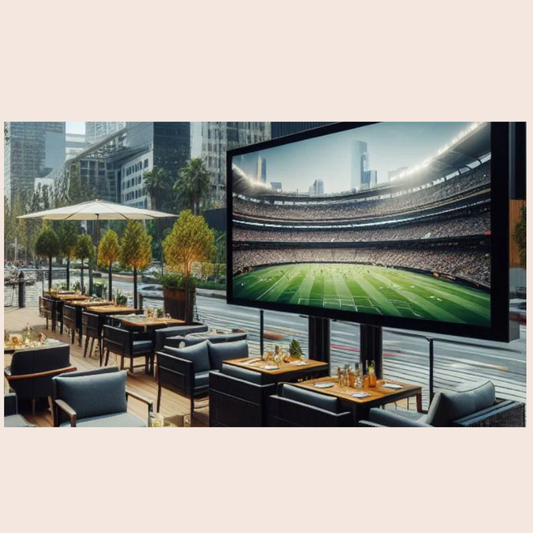 Titan outdoor commercial waterproof Smart TV Full Sun Series QLED 4K by Samsung