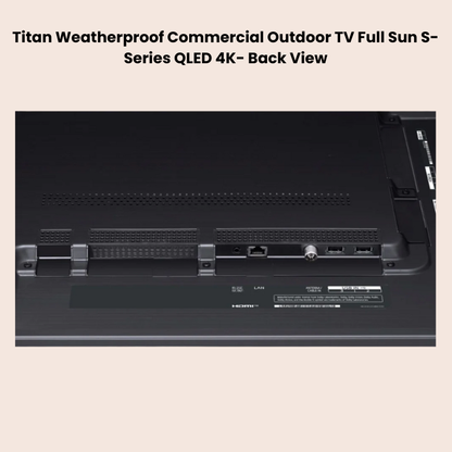Titan outdoor commercial waterproof Smart TV Full Sun Series QLED 4K by Samsung