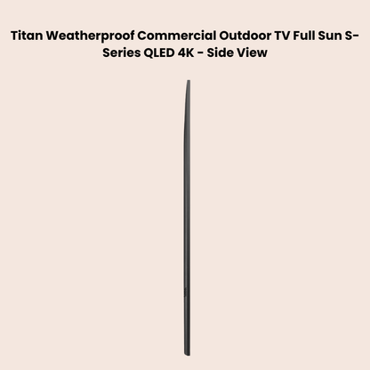 Titan outdoor commercial waterproof Smart TV Full Sun Series QLED 4K by Samsung
