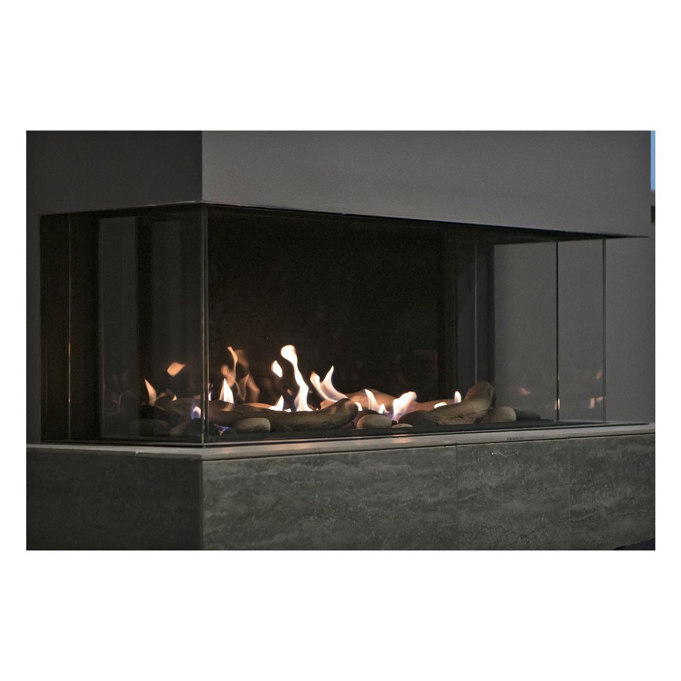 Sierra Flame Sided Natural Gas Fireplace - TOSCANA-38-NG