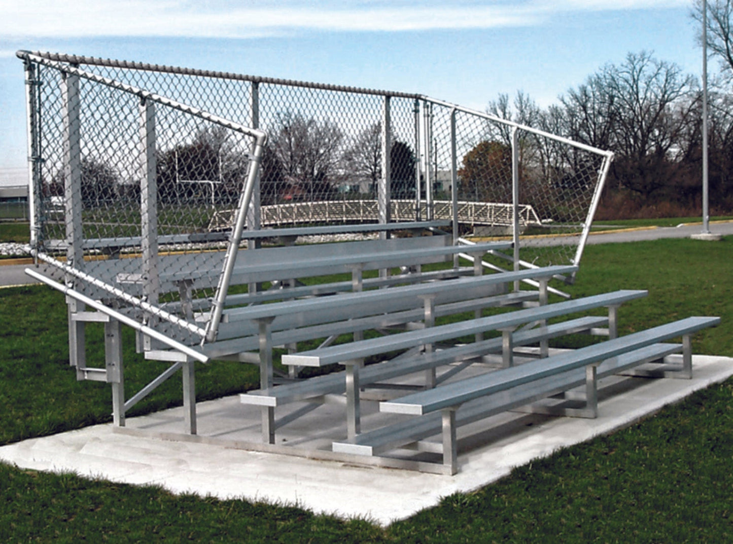 Trigon Sports 10 Row 27' Deluxe Standard Aluminum Bleacher BL1027SD - BL1027SD