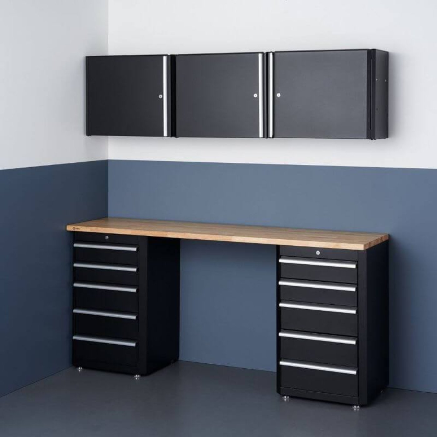 Trinity TLSPBK-0617 (6-Piece) Garage Drawer Set Black -  TLSPBK-0617