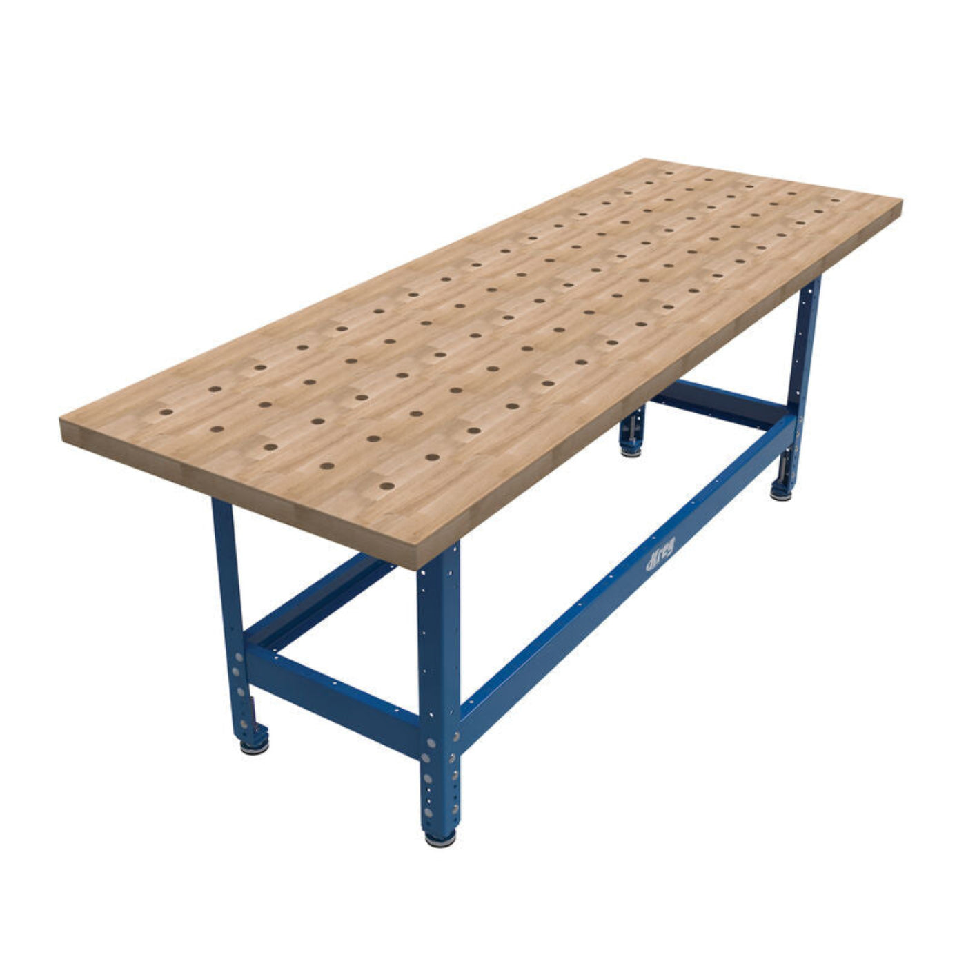 KREG 24" X 68" Universal Bench w/ Hardwood Top + Dog Holes - UBENCH-6824-DH