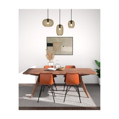 Union Home Antenna Rectangular Dining Table 78" In Porto Finish  - DIN00011