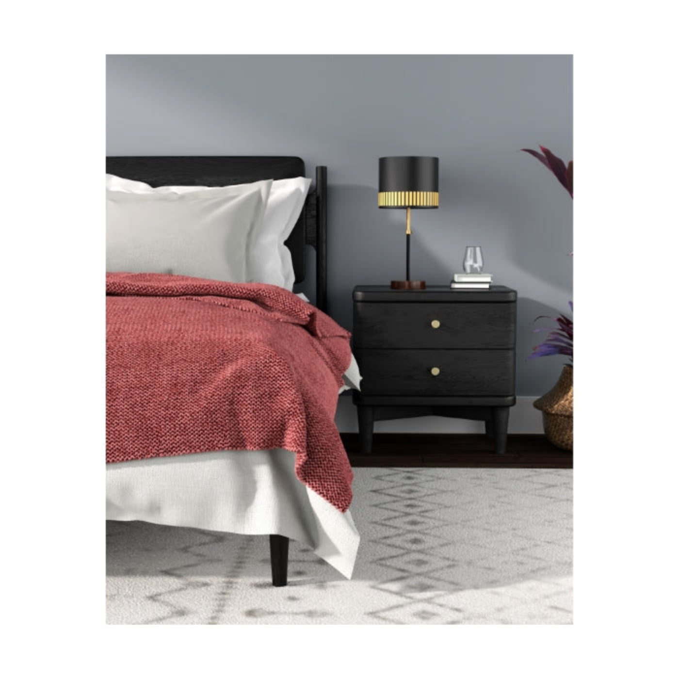 Union Home Daniel Nightstand  - BDM00135