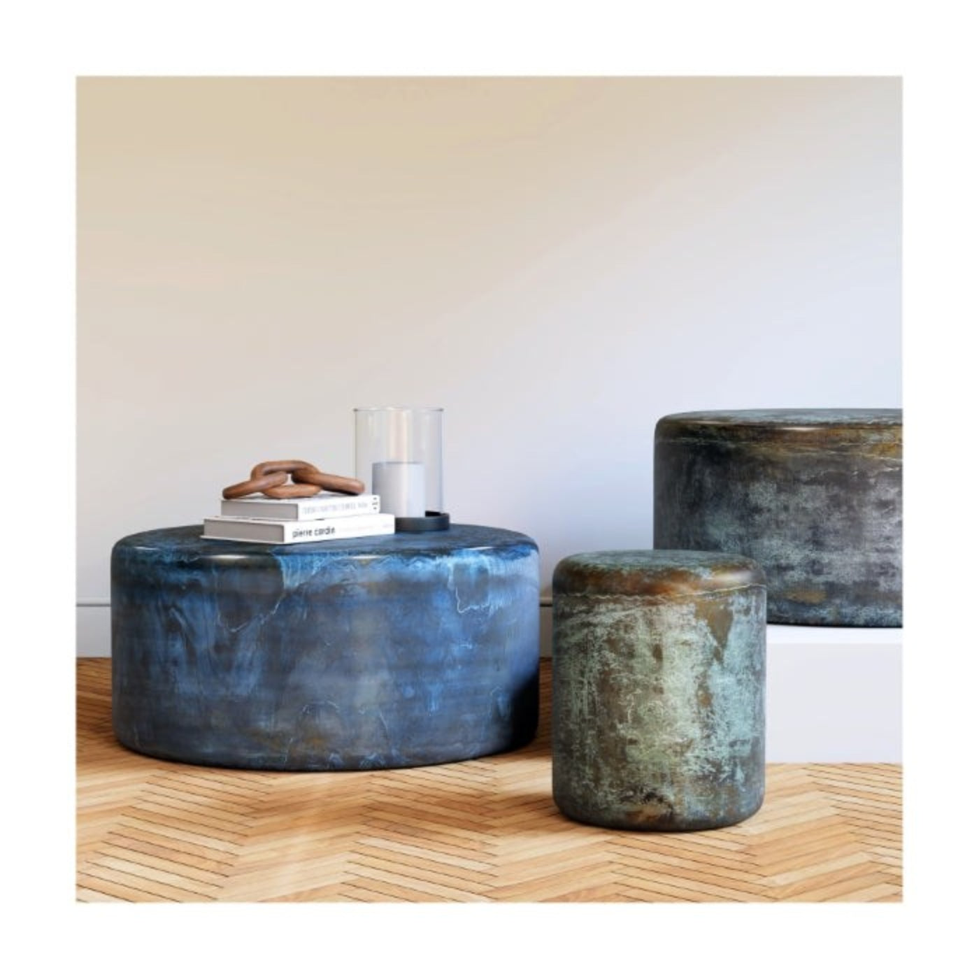 Union Home Moon Green Coffee Table  - LVR00426