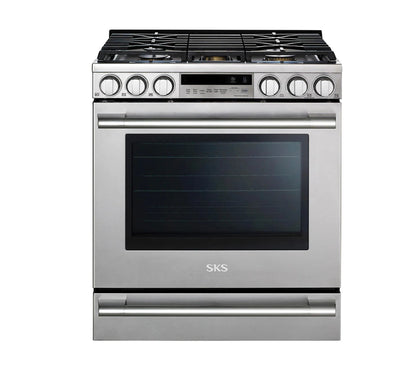Signature Kitchen Suite SKS UPSG3014ST 30-inch Gas Slide-in Oven Range Stainless Steel - UPSG3014ST