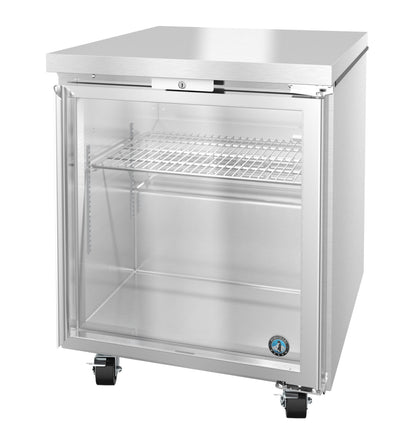 Hoshizaki UR27B-GLP01 | 27" Wide 1 Glass Door Undercounter Refrigerator - UR27B-GLP01