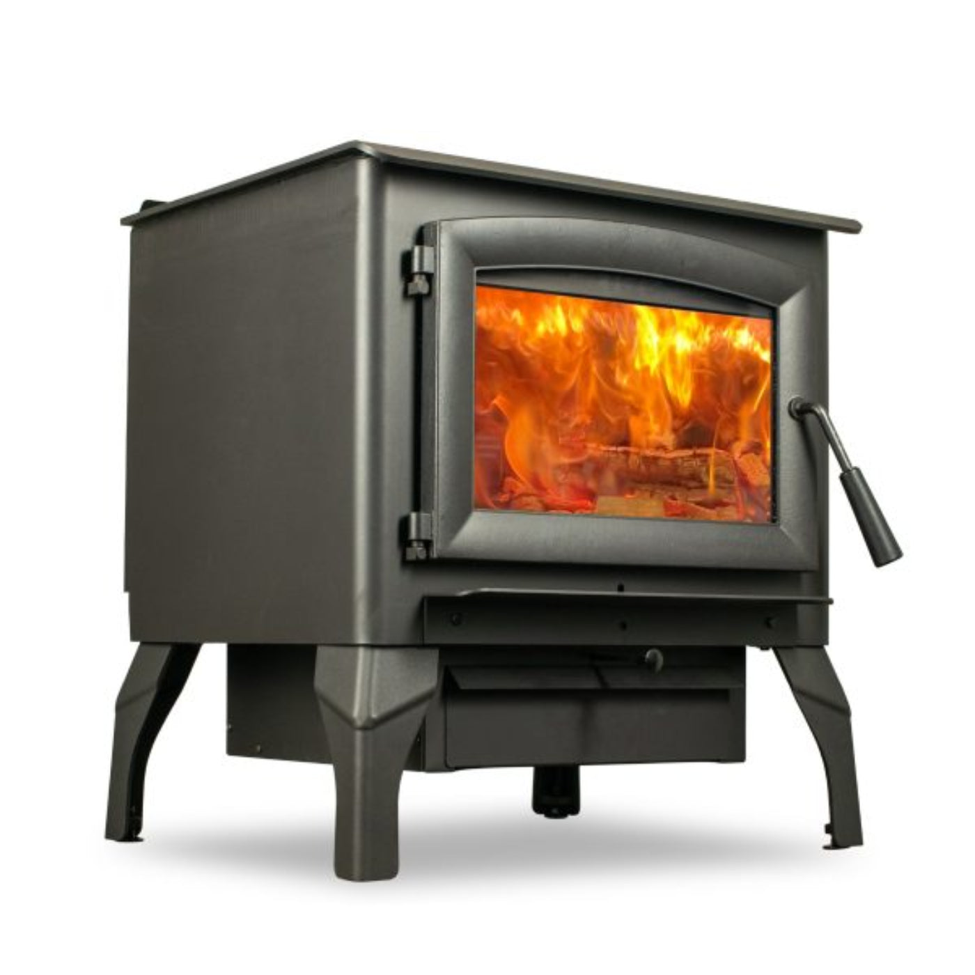 US Stove 2,500 Sq. Ft. Wood Stove with Cast Iron Legs &amp; Blower - SKU_1769011474749_338