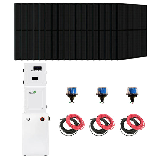 Complete MidNite Power Hybrid Solar Kit | TheOne 11.4kW Split Phase Inverter | 16.1kWh 48V All Weather LiFePO4 Battery | 14.2kW+ PV