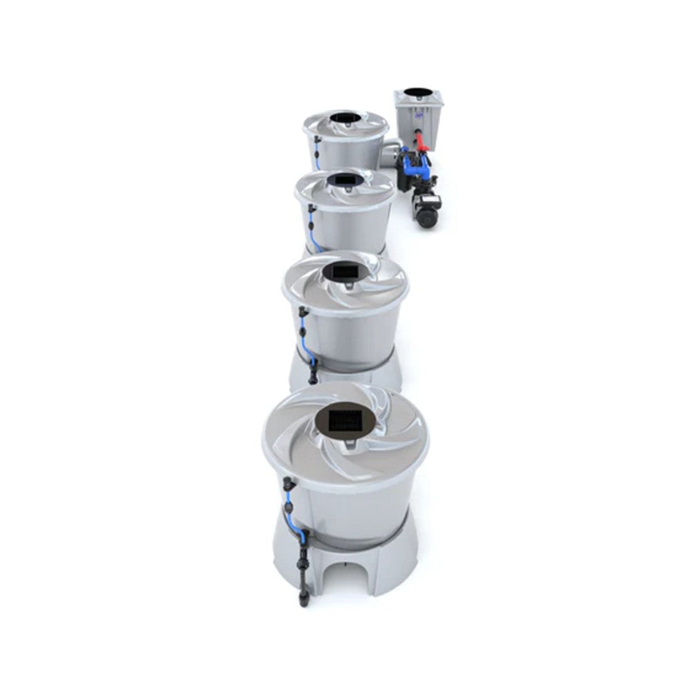 Alien Hydroponics 4 Pot (1 Row) V-System RDWC - BD100-0004