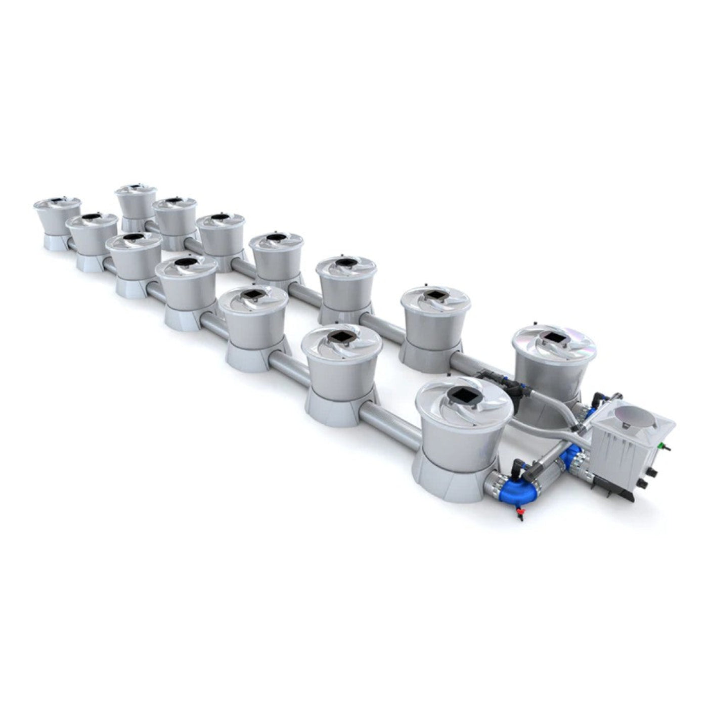 Alien Hydroponics 14 Pot (2 Row) V-System RDWC - BD100-0214