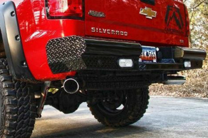 Fab Fours CS14-T3150-1 Chevy Silverado 1500 2014-2018 Black Steel Rear Bumper