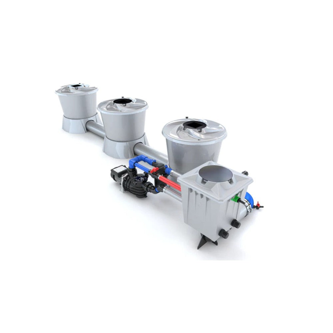 Alien Hydroponics 3 Pot (1 Row) V-System RDWC - BD100-0003