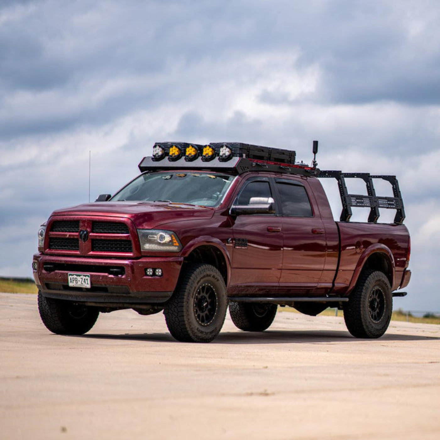 upTOP WORKHORSE Truck Bed Rack | Heavy-Duty, No-Drill Overland - UT-TRUSS-FH-R