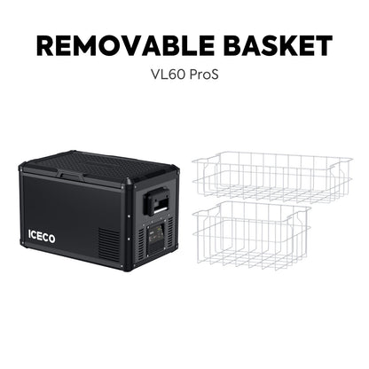 ICECO63.4QT VL60ProS With Cover Portable Fridge Electric Cooler - VL60ProS+Cover