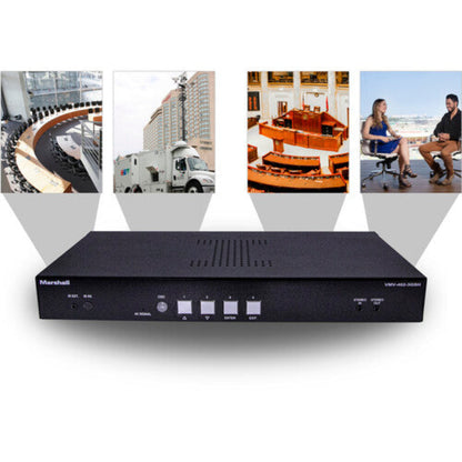 Marshall Electronics  3G-SDI Quad Viewer/Switcher - VMV4023GSH