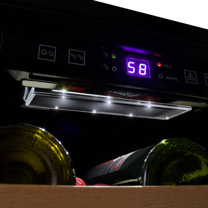 Vinotemp 51-Bottle Single-Zone Wine Cooler (Stainless Steel) - VT-51SZ01SS