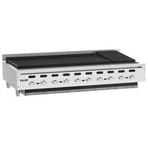 Vulcan VACB60-101 Achiever Natural Gas 60 Medium-Duty Radiant Charbroiler - 187 000 BTU - VACB60-101
