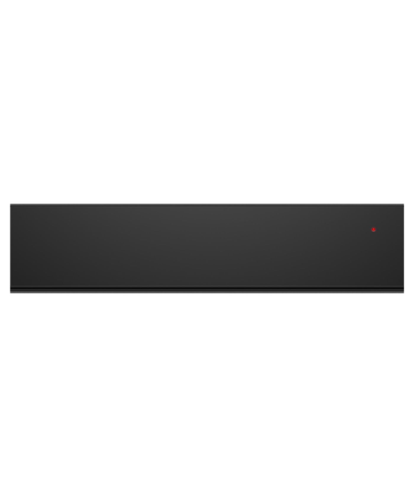 Fisher Paykel 24" Series 9 Minimal Warming Drawer Black Glass - WB24SMB1SET