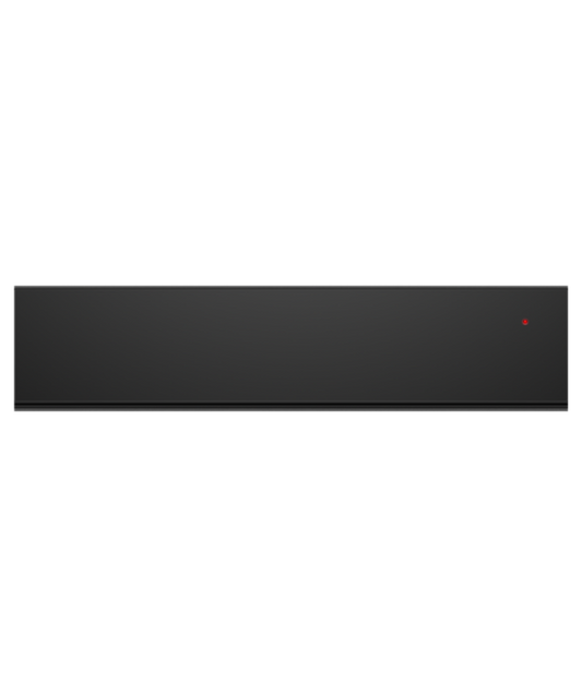 Fisher Paykel 24" Series 9 Minimal Warming Drawer Black Glass - WB24SMB1SET