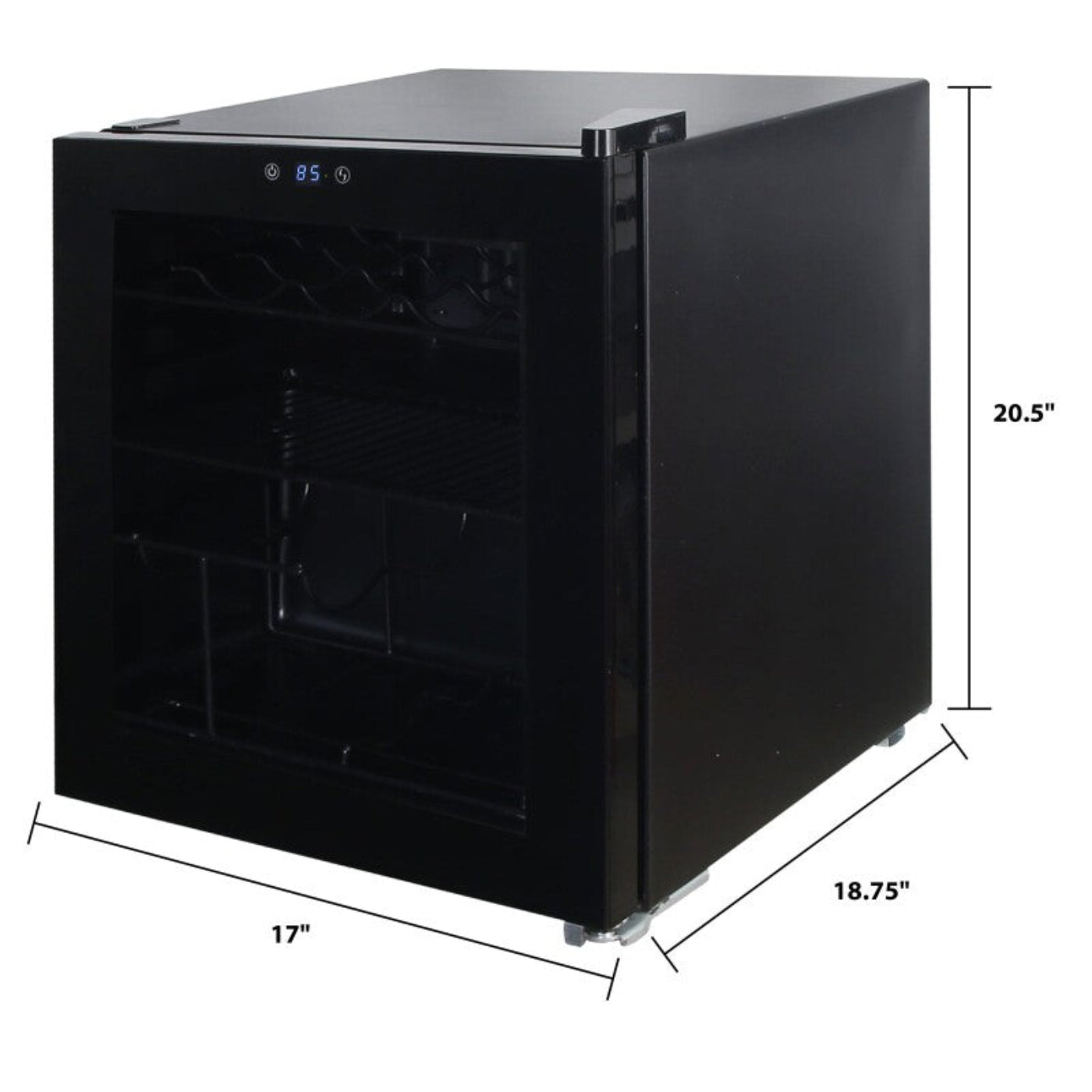 Avanti 15 Bottle/60 Can Wine & Beverage Center Black - WBC16Z1BIS