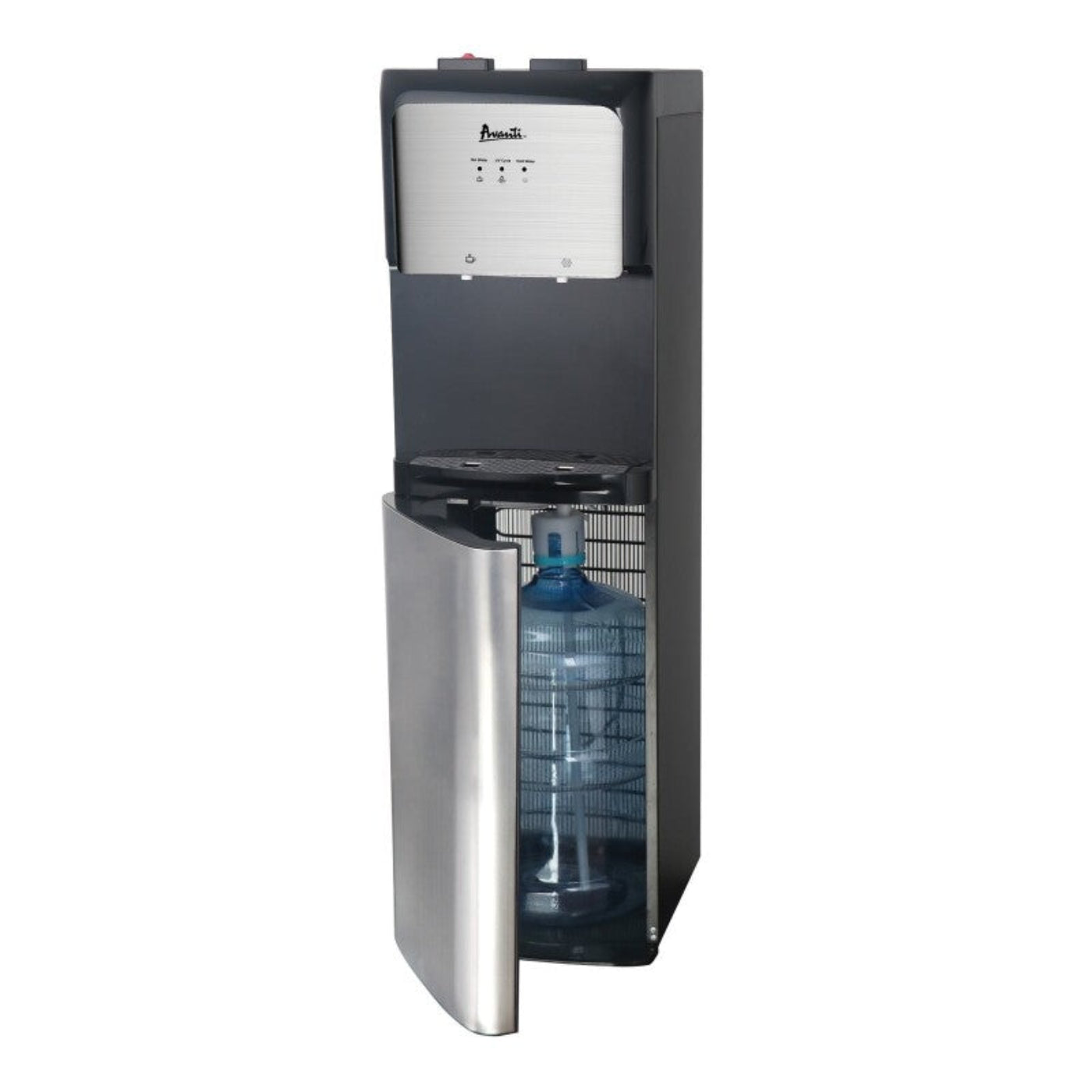 Avanti Bottom Loading Hot and Cold Water Dispenser Black with Stainless Steel - WDBMC810Q3S