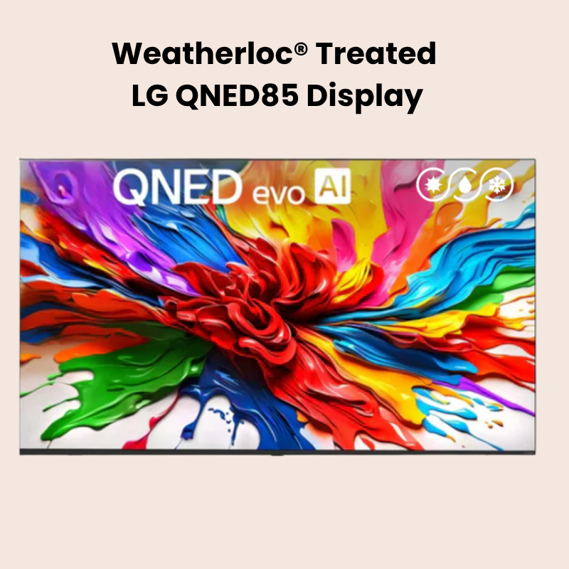 Sealoc Outdoor Smart TV- LG QNED85 evo AI 4K