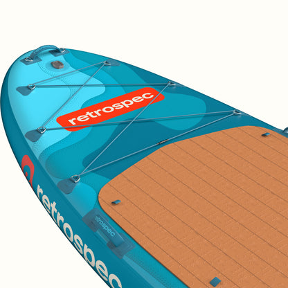 Retrospec Weekender Crew Multi-Person Inflatable Stand Up Paddle Board 12’ - 6626