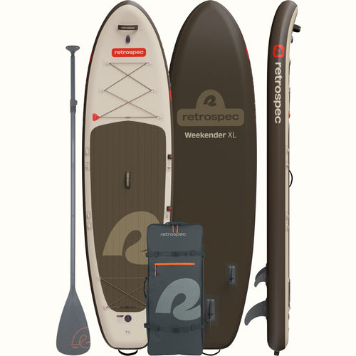 Retrospec Weekender XL Inflatable Stand Up Paddle Board 11’ - 6623