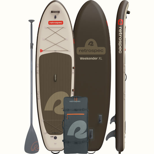 Retrospec Weekender XL Inflatable Stand Up Paddle Board 11’ - 6623