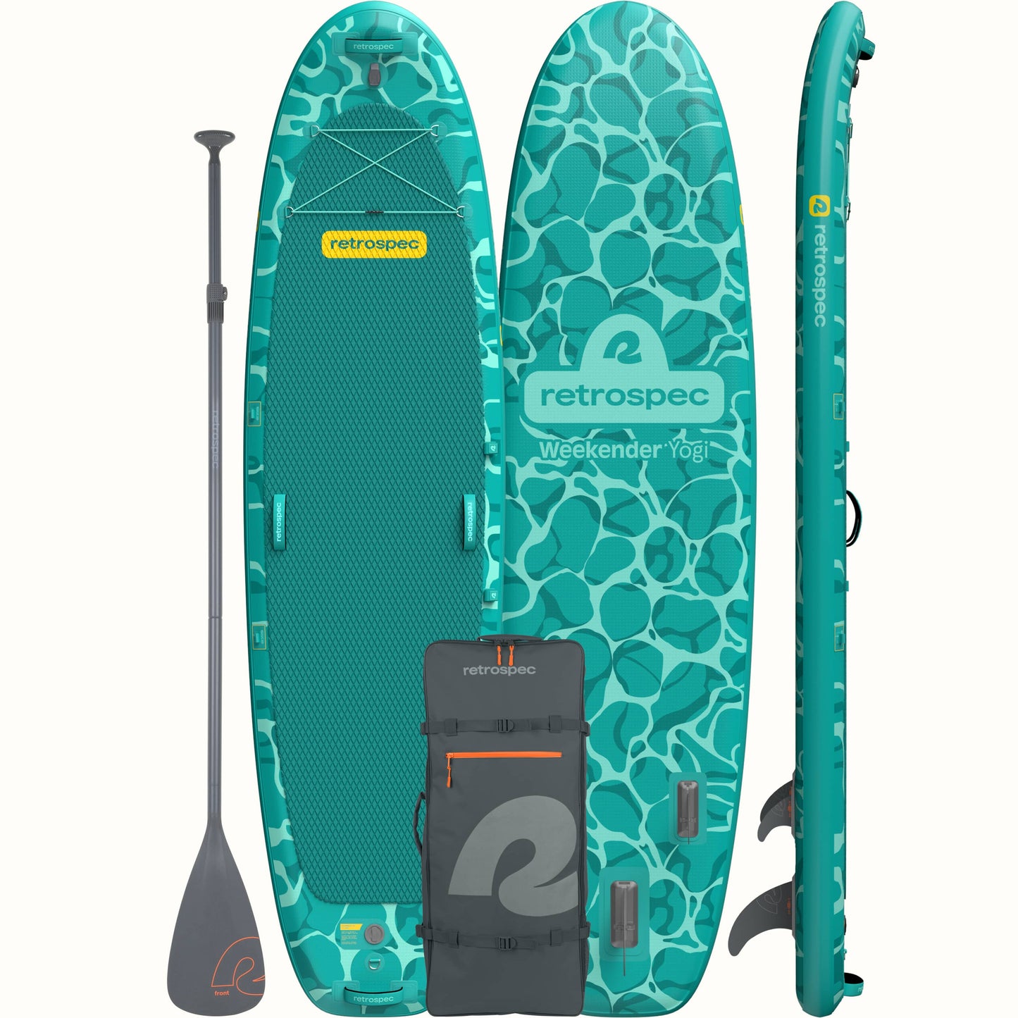 Retrospec Weekender Yogi 10'8" Inflatable Stand Up Paddle Board - 6628