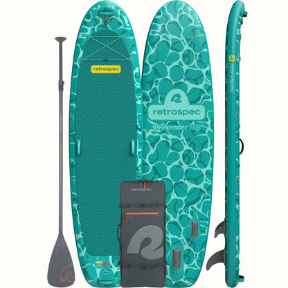 Retrospec Weekender Yogi 10'8" Inflatable Stand Up Paddle Board - 6628