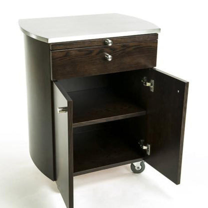 Touch America Timbale Rolling Service Rolling Cart - Wenge  - 41045