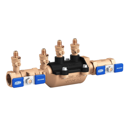 Zurn  Wilkins Model 350 Double-Check Valve Assembly, 3/4 in Bronze - 34-350FT