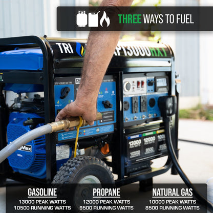 Aurora Generators DuroMax XP13000HXT 13,000 Watt Tri Fuel Portable Home Power Backup HXT Generator w/ CO Alert - PowerGen USA - XP13000HXT