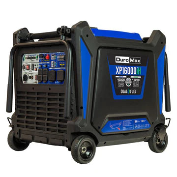 DuroMax 16,000 Watt Portable Dual Fuel Inverter Generator - Quiet, Low THD