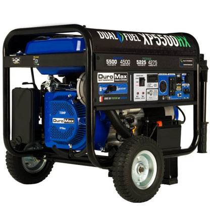 Aurora Generators DuroMax XP5500HX 5,500 Watt Dual Fuel Portable HX Generator w/CO Alert - PowerGen USA - XP5500HX