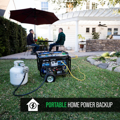 Aurora Generators DuroMax XP5500HX 5,500 Watt Dual Fuel Portable HX Generator w/CO Alert - PowerGen USA - XP5500HX