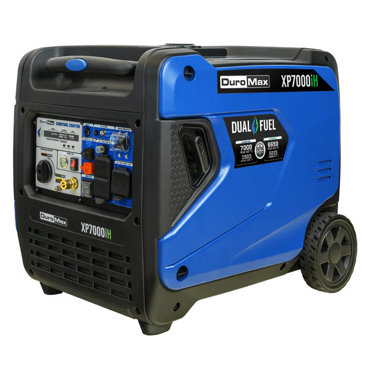 Aurora Generators DuroMax XP7000iHT 7,000 Watt Portable iHT Dual Fuel Inverter Generator w/ CO Alert - PowerGen USA - XP7000iHT