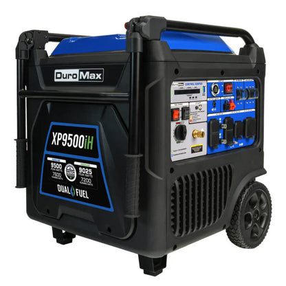 Aurora Generators DuroMax XP9500iHT 9,500 Watt Portable Dual Fuel IHT Inverter Generator w/ CO Alert - PowerGen  - USXP9500iHTA