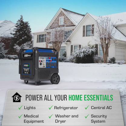 Aurora Generators DuroMax XP9500iH 9,500 Watt Portable Dual Fuel iH Inverter Generator w/ CO Alert - PowerGen USA - XP9500iH
