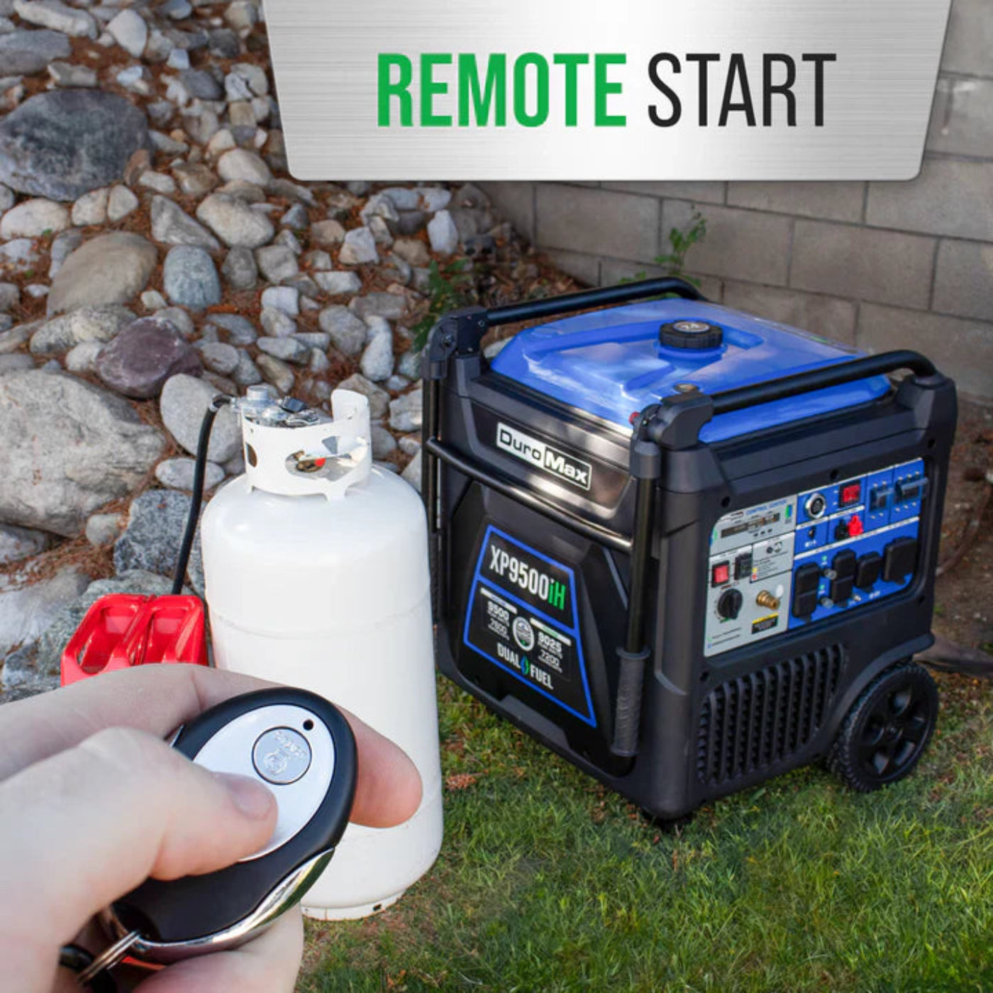 Aurora Generators DuroMax XP9500iH 9,500 Watt Portable Dual Fuel iH Inverter Generator w/ CO Alert - PowerGen USA - XP9500iH