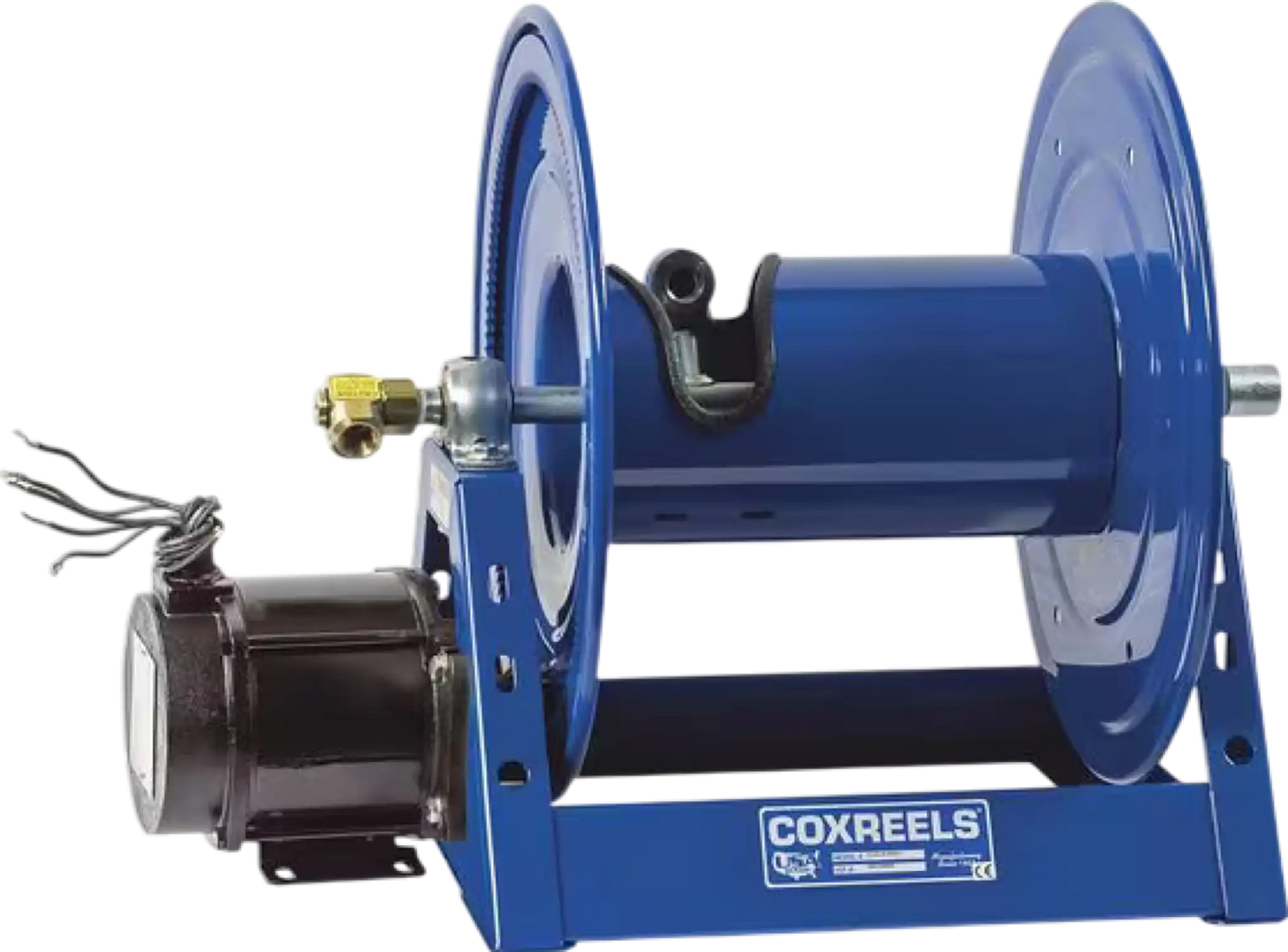 Coxreels  Motorized Hose Reel 1/2" x 200' Capacity with 24V DC 1/2 HP Motor New - 1125-4-200-EB