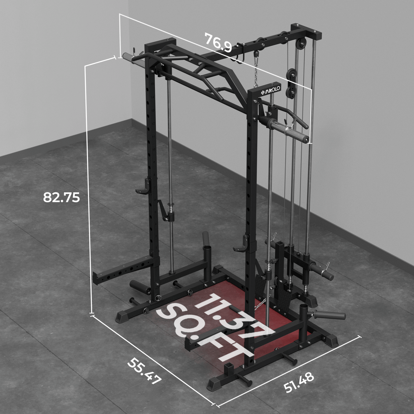 Mikolo Fitness M1-2.0 Essential Package - DM-HP-M1-BBB